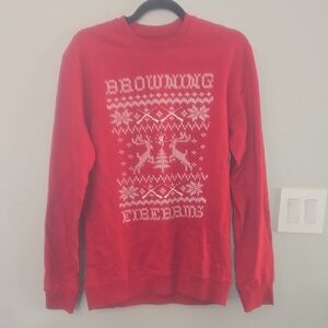 Browning Red Sweater for Men